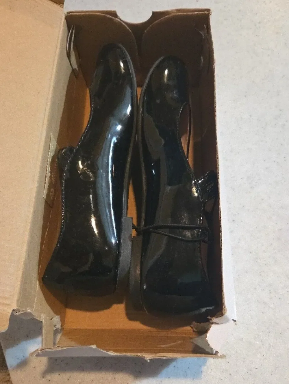 Cherokee Black Patent Mary Jane Girls' Dress Shoes